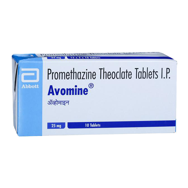 AVOMIN Tablet 25mg (Promethazine Theoclate)