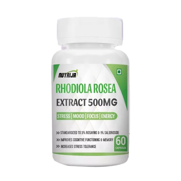 Rhodiola Rosea Extract 500mg Capsules