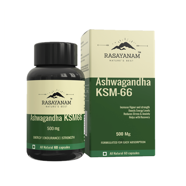 Ashwagandha KSM-66 500mg Capsules
