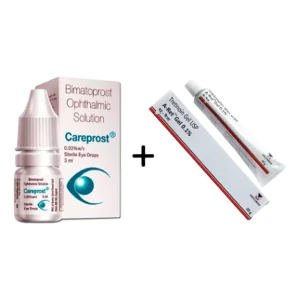 Careprost Combo Pack with A Ret Gel .1%
