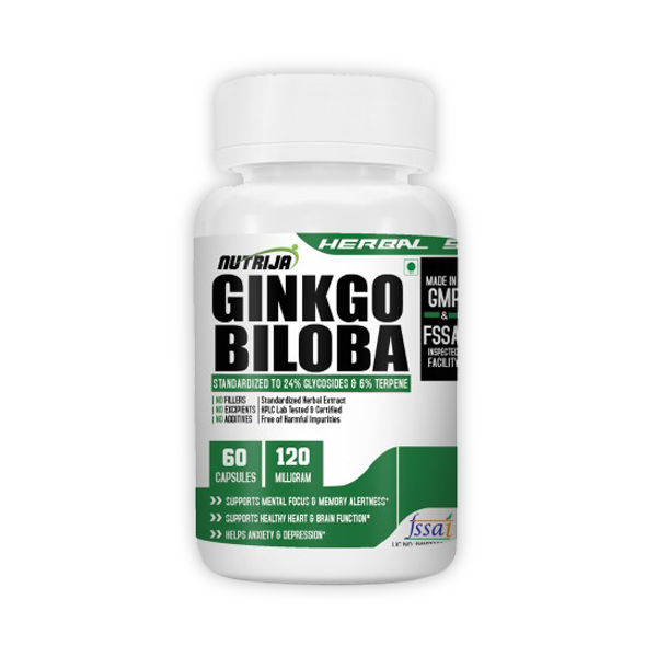 Ginkgo Biloba Extract 120mg Capsules