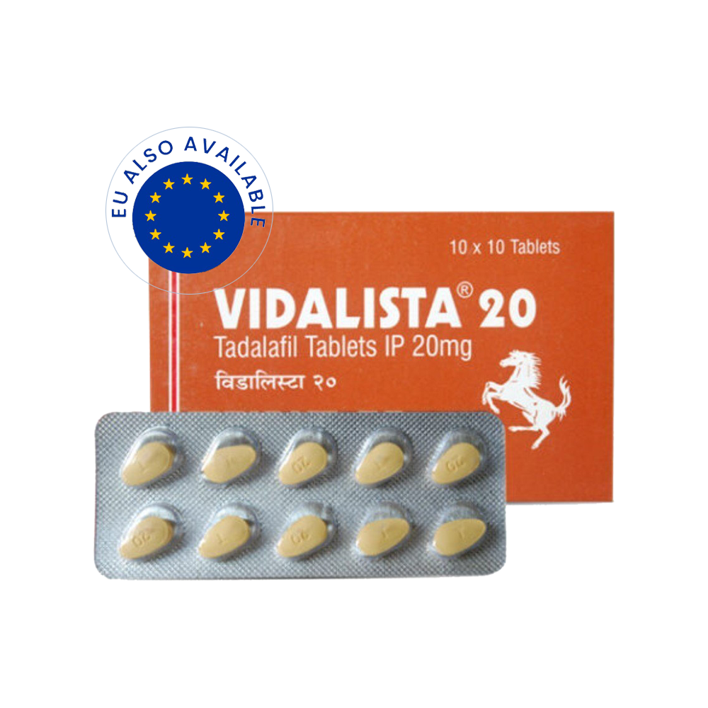 Vidalista 20mg (Tadalafil)